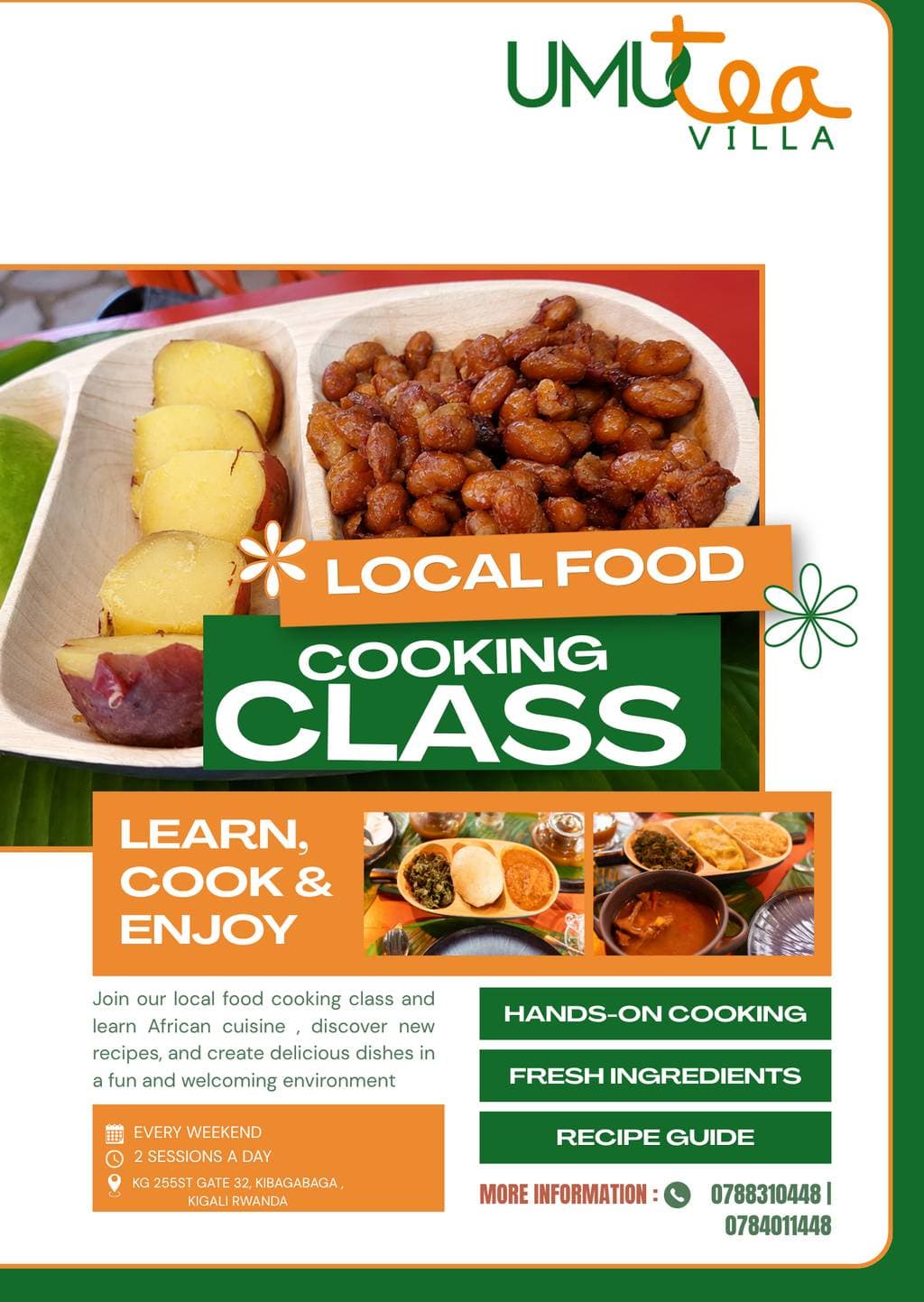Local food cooking classes - Ugandan snacks